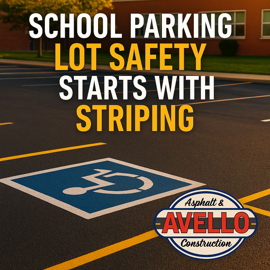 Enhancing School Safety with Expert Parking Lot Striping Near Dutchess County — commercial asphalt project photo, Hudson Valley NY