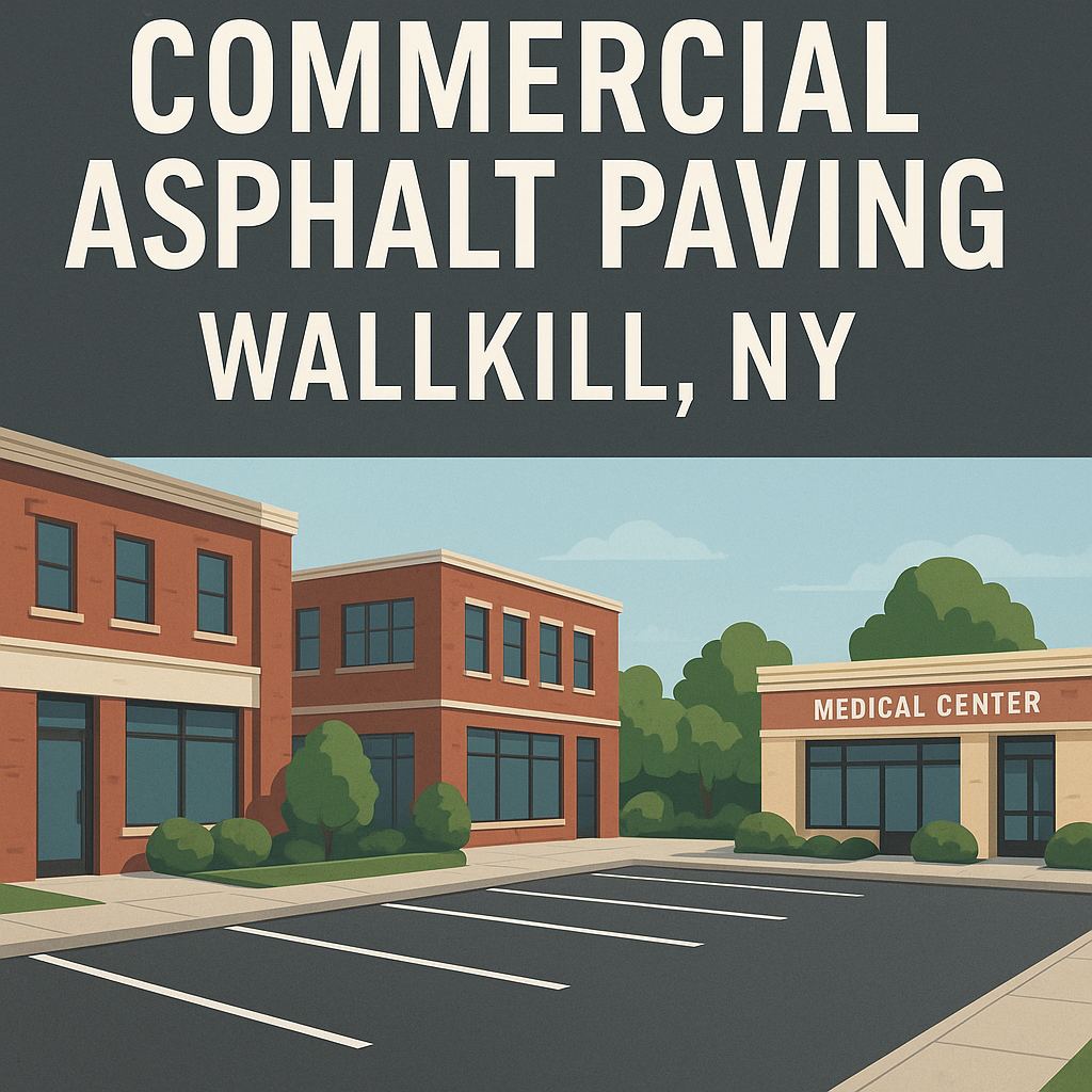 Reliable Asphalt Solutions for Wallkill Businesses: Timely, Clean and On-Budget — commercial asphalt project photo, Hudson Valley NY