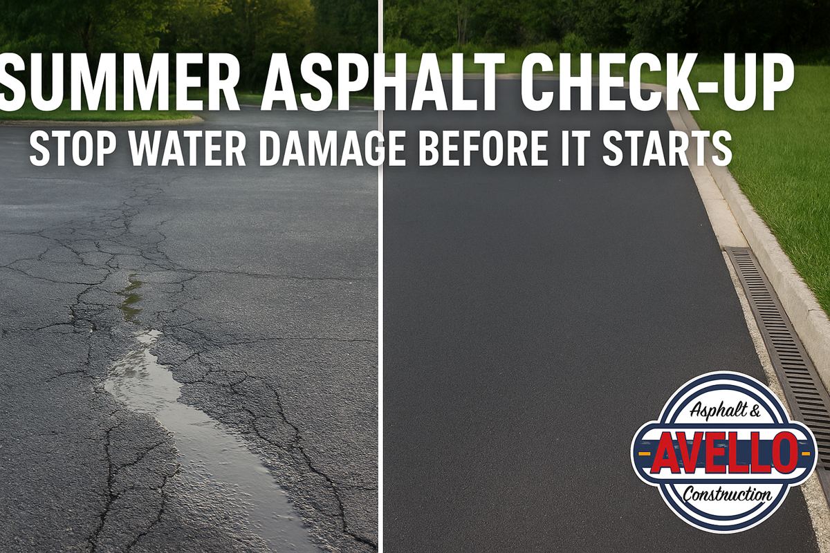Protect Parking Lots from Summer Damage with Smart Edge Drain Solutions — commercial asphalt project photo, Hudson Valley NY