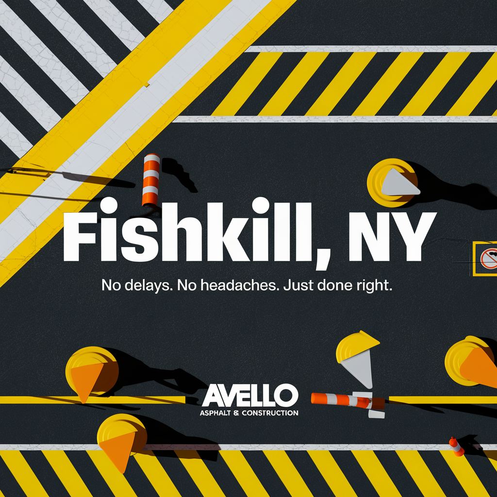 Why Fishkill’s Businesses Rely on Avello Asphalt & Construction for Commercial Paving — commercial asphalt project photo, Hudson Valley NY