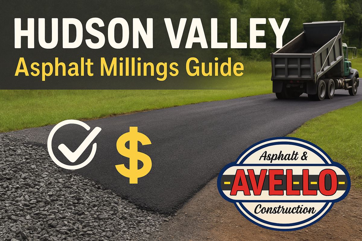 Transforming Hudson Valley Driveways and Roads with Asphalt Millings — commercial asphalt project photo, Hudson Valley NY