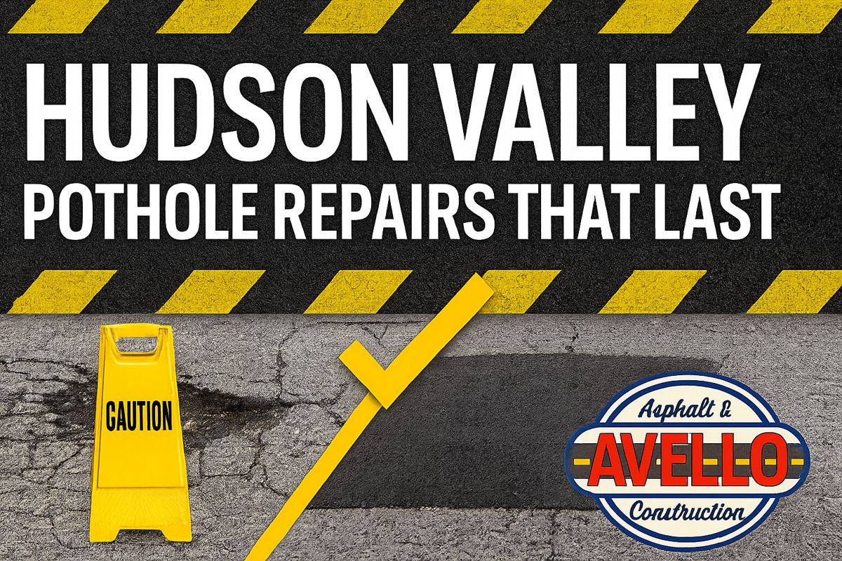 When Potholes Strike Hudson Valley Properties Business Disruption Is No Joke — commercial asphalt project photo, Hudson Valley NY