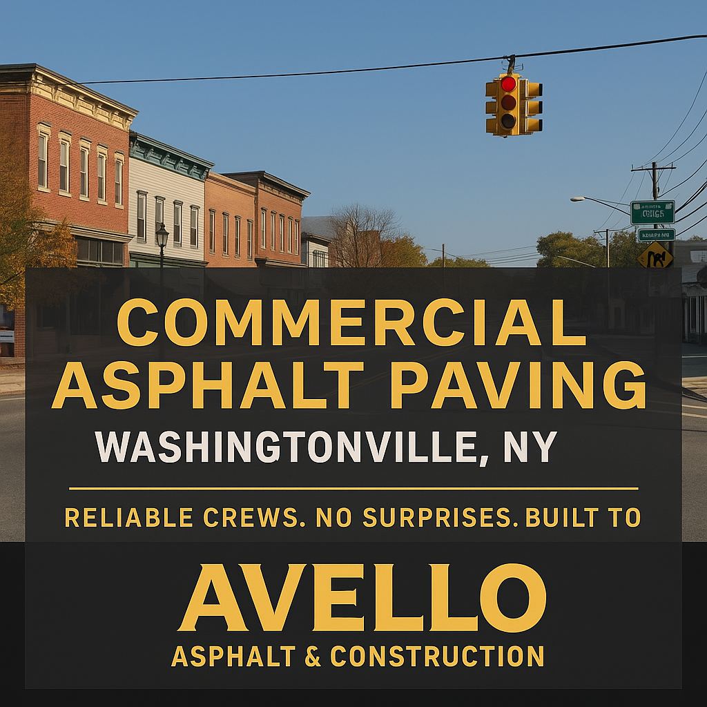Commercial Asphalt Paving in Washingtonville NY Trusted Solutions for Property Owners — commercial asphalt project photo, Hudson Valley NY