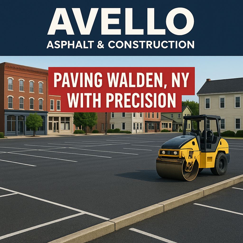 Expert Asphalt Solutions in Walden Transforming Village Properties with Care — commercial asphalt project photo, Hudson Valley NY