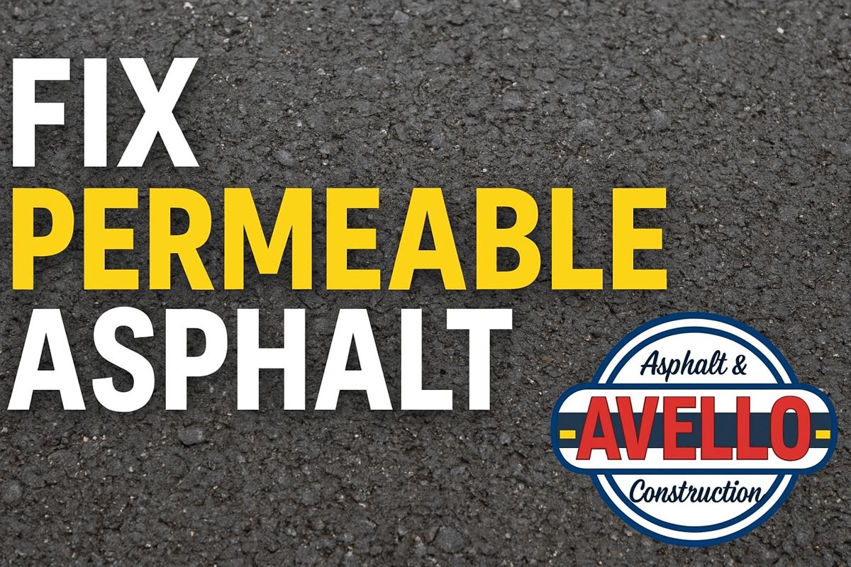 Innovative Solutions for Common Issues with Permeable Asphalt: What New York Property Managers Need to Know — commercial asphalt project photo, Hudson Valley NY