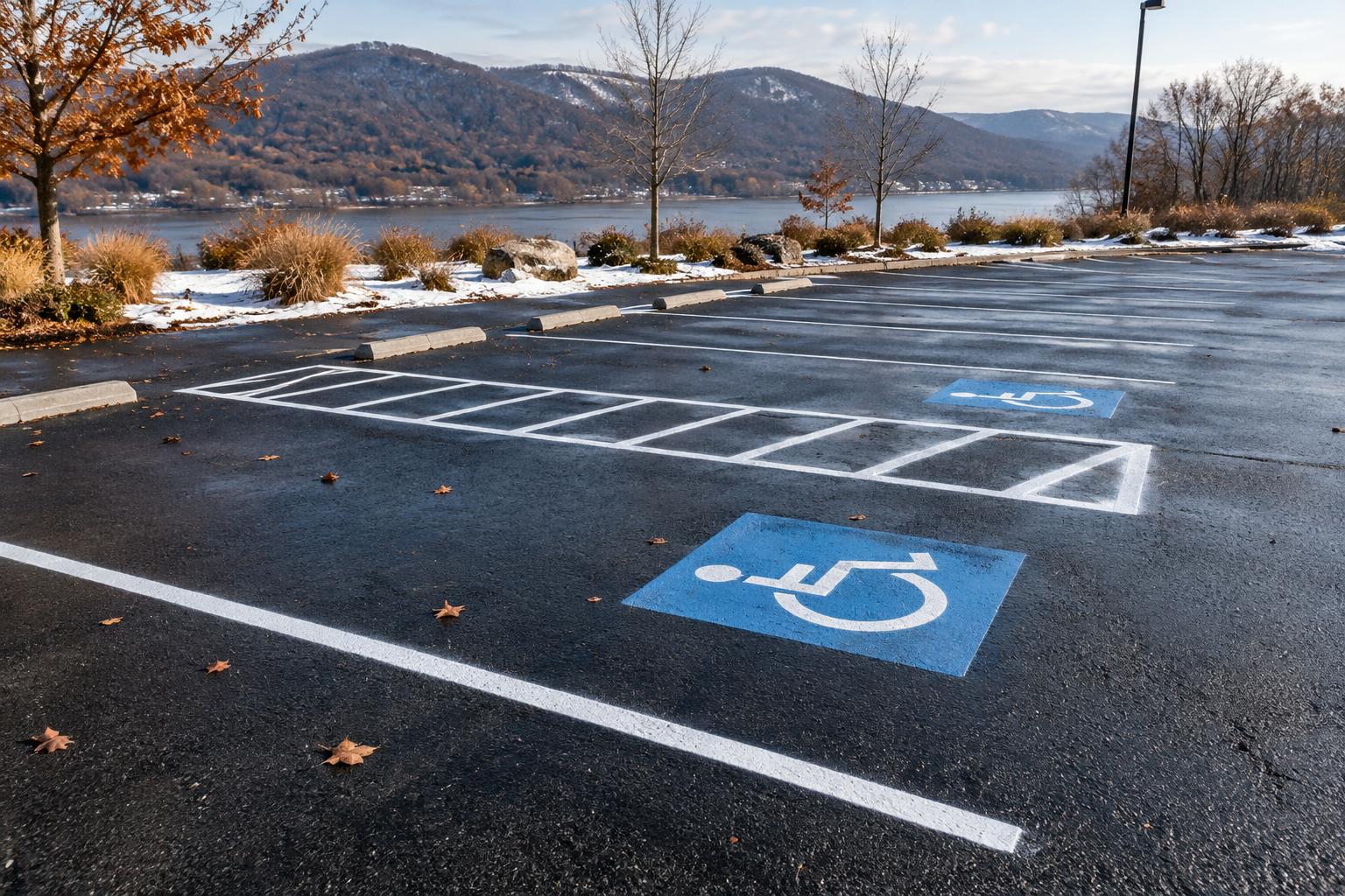Blog Posts: Parking Lot Restriping Before Winter: Expert Reveals How To Avoid ADA Fines