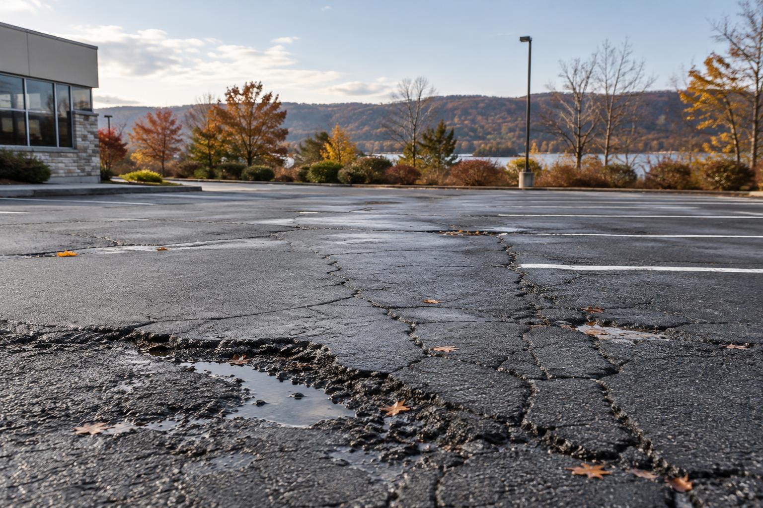 News Articles: Winter-Prep Asphalt Parking Lot Repair Poughkeepsie, NY: Warning Signs Explained