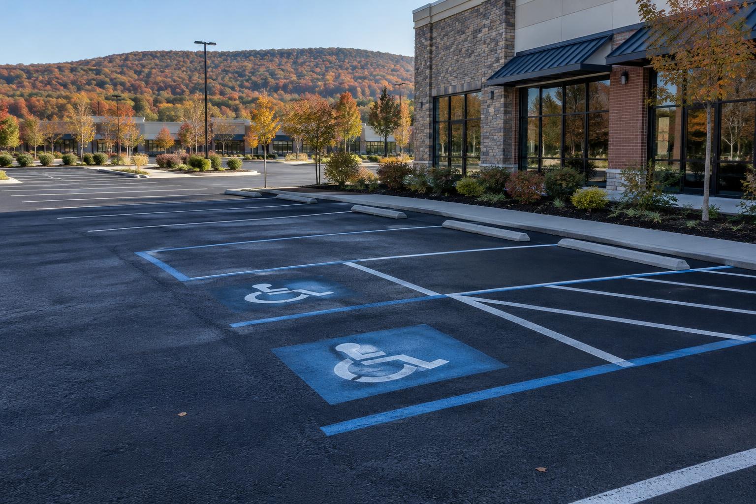 Blog Posts: How to Pave Retail Plaza Asphalt: Hudson Valley Contractor on ADA Retrofit