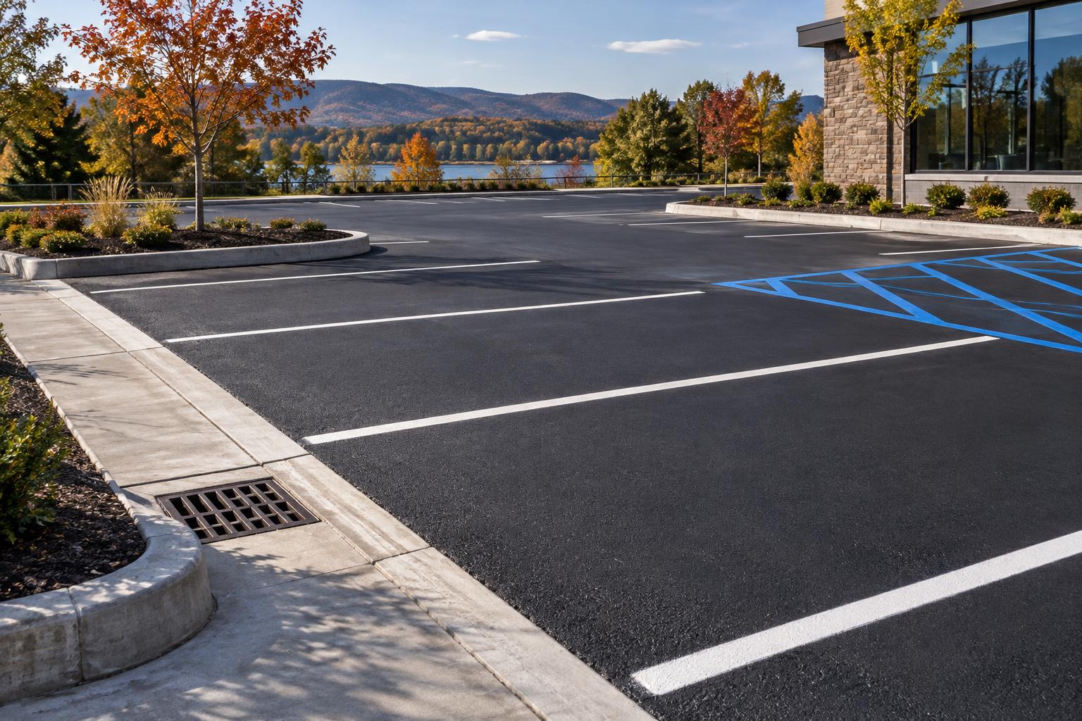 Blog Posts: Commercial Parking Lot Design Guide: Layout Standards, Drainage & Paving Costs