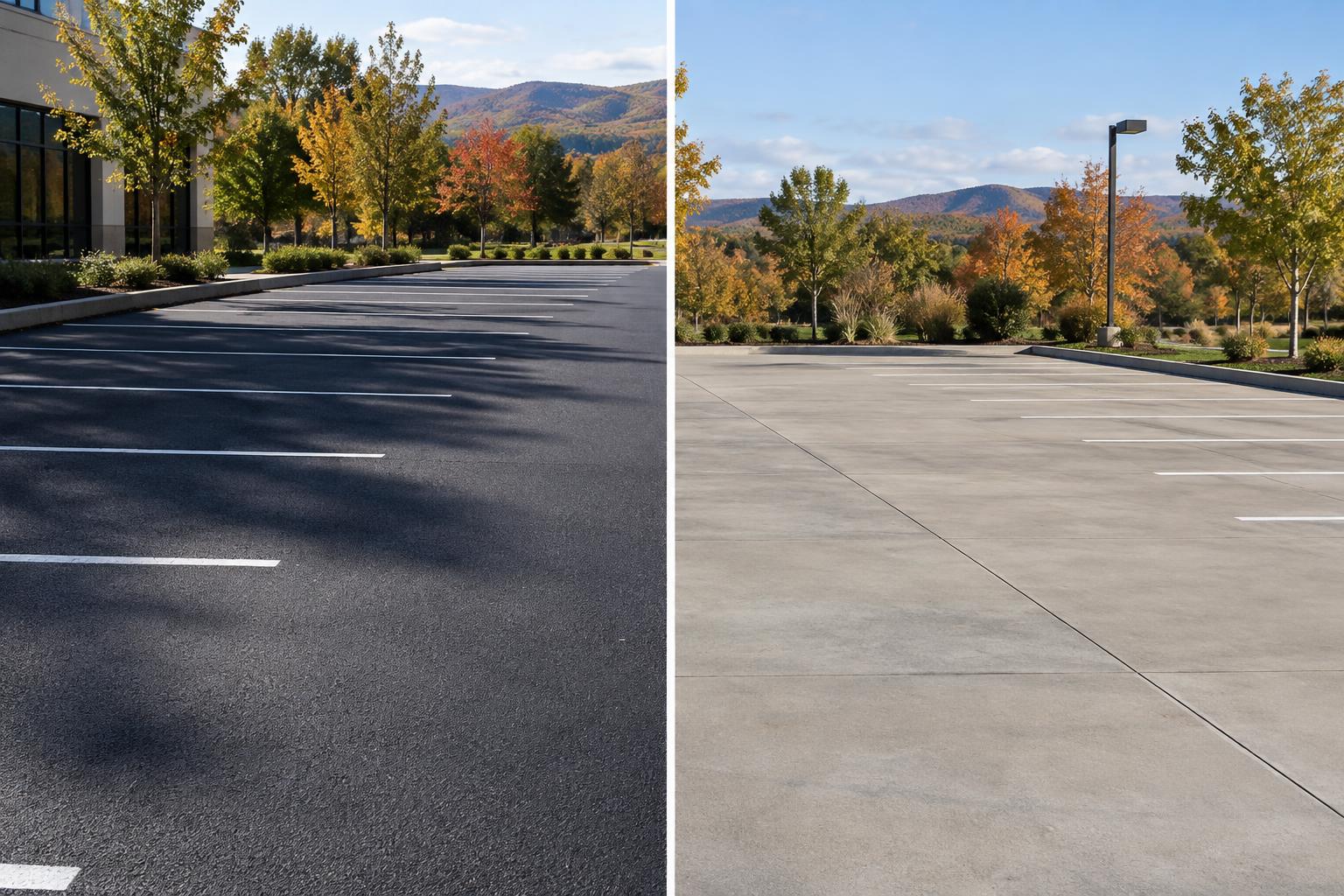 Podcasts: Asphalt or Concrete For Your Parking Lot? What Business Owners Need To Know