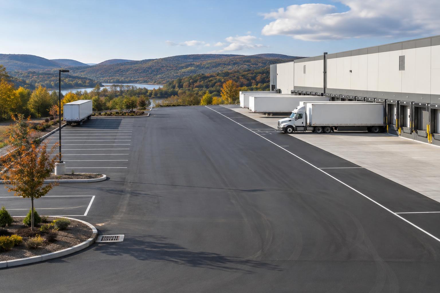 Designing pavement for heavy trucks at warehouses in the Town of Poughkeepsie